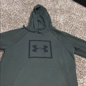 Green underarmor hoodie